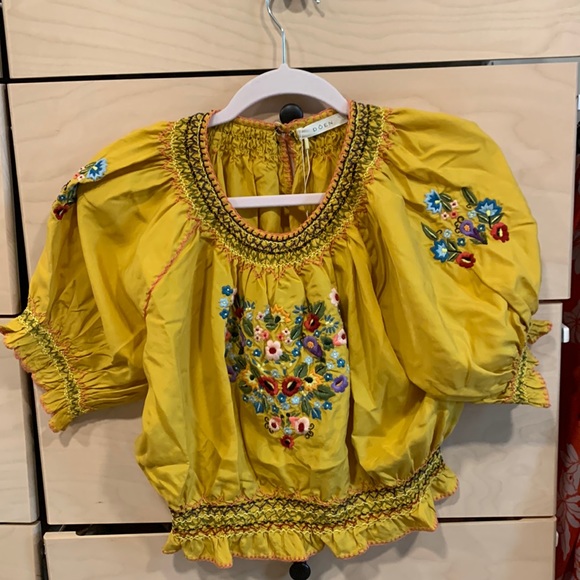 Antonella top in ochre - Picture 3 of 4